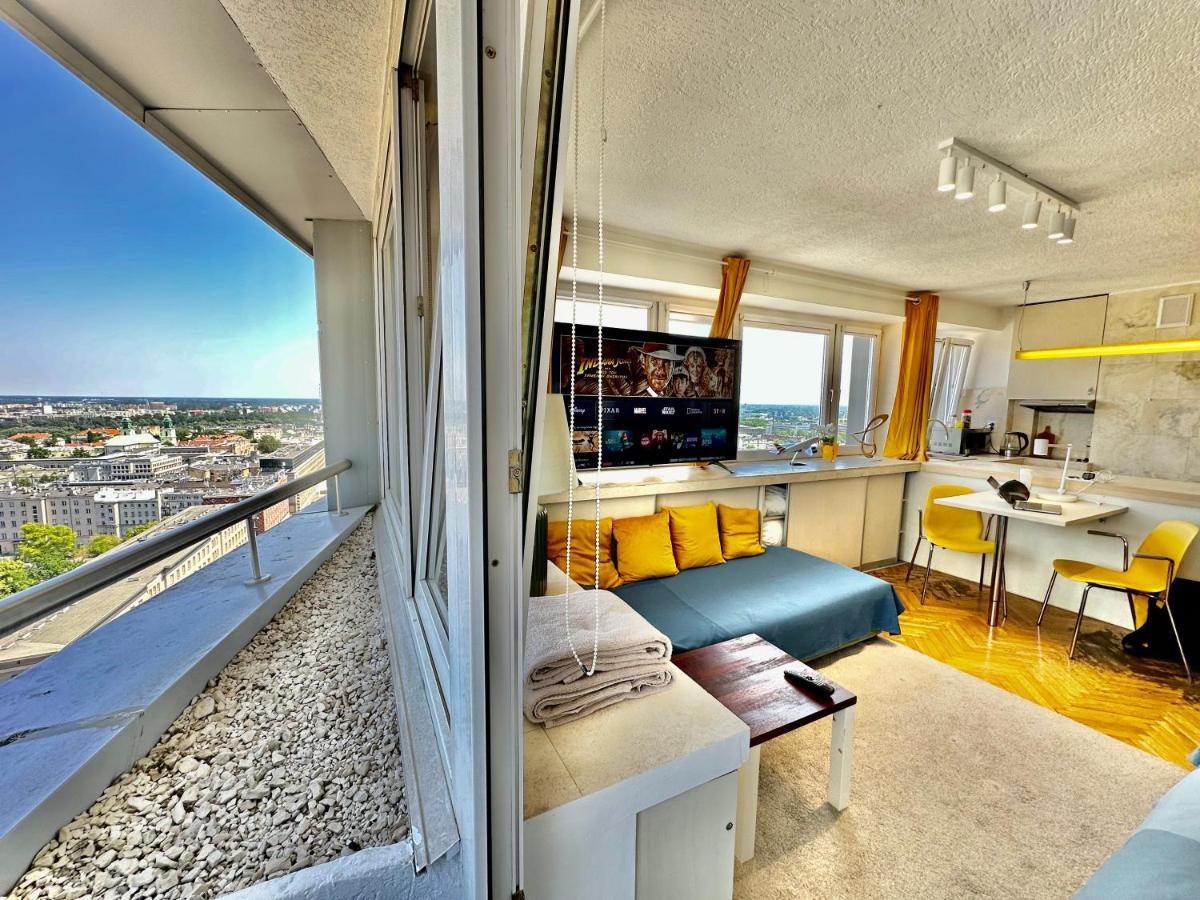 ワルシャワSun Clima/Ac Metro X2 Fast Wifi 500 Mbs 70'Tv Netflix Appletv Hboアパートメント エクステリア 写真